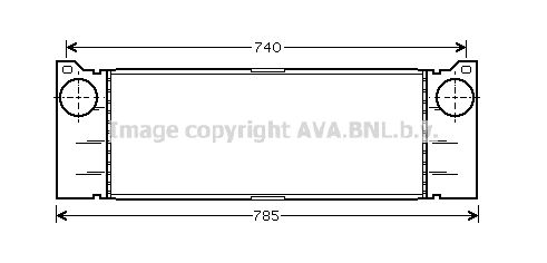 AVA QUALITY COOLING Интеркулер MS4371